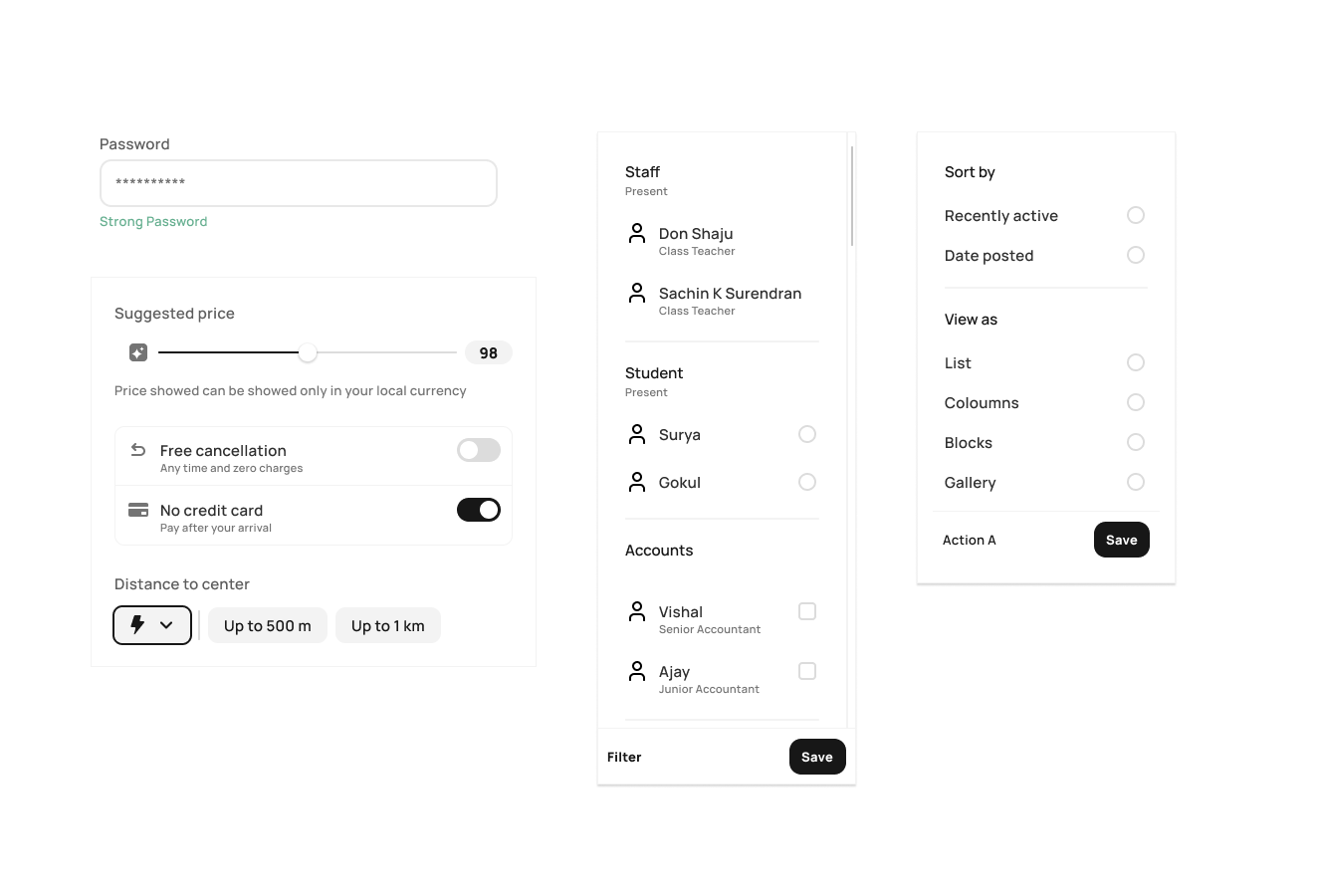 Forms UI by Don shaju on Dribbble