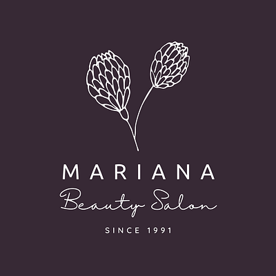 Beauty Salon Logo beauty salon feminine line logo spa