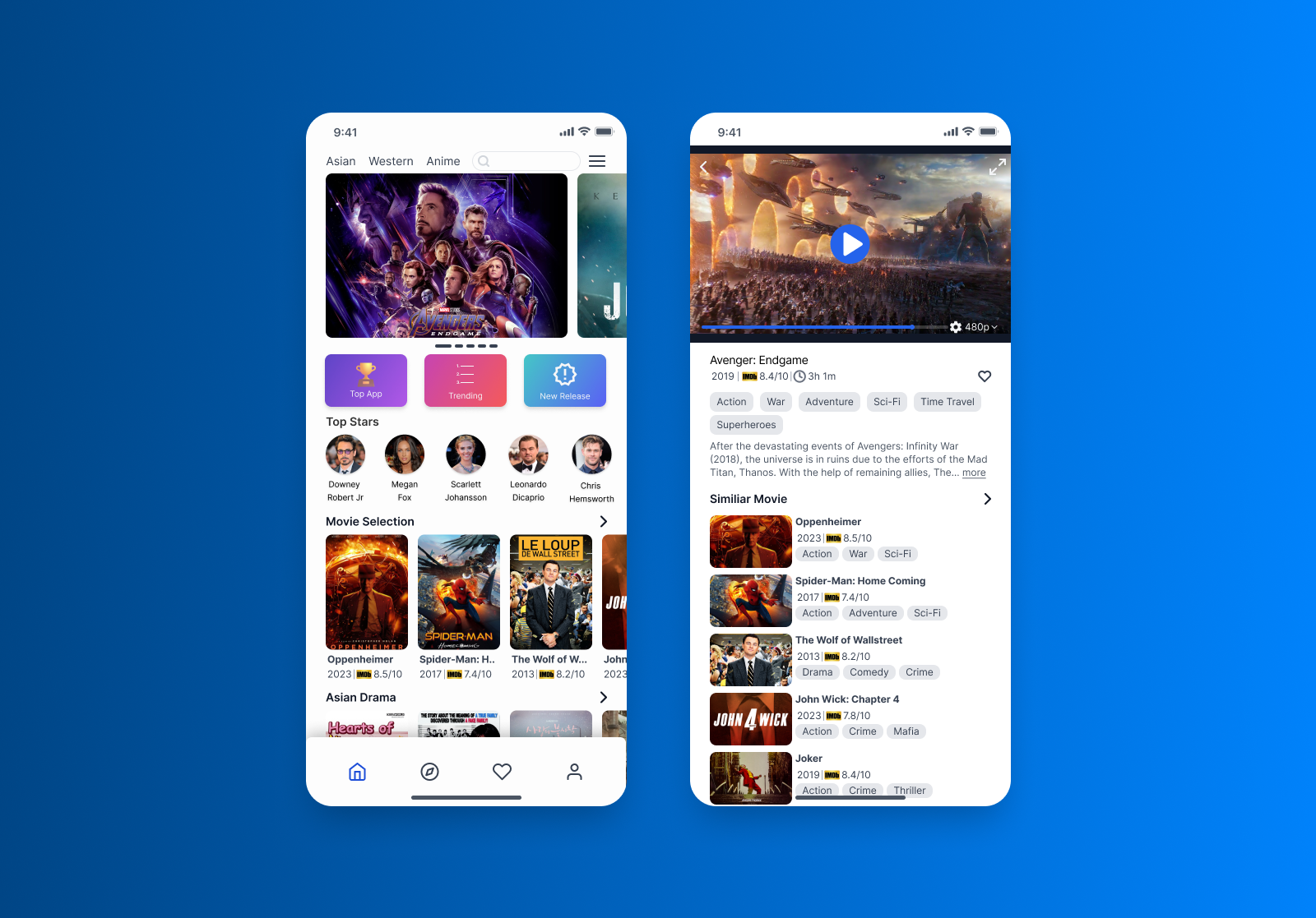 Mobile Video Streaming App Design Exploration by Sumaryadi Tri on Dribbble