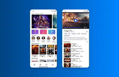 Mobile Video Streaming App Design Exploration smartphone