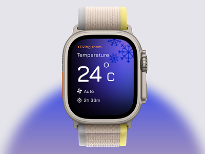 Homie - WatchOS applewatch gradient smart home smart watch ui ux watch watchapp watchos