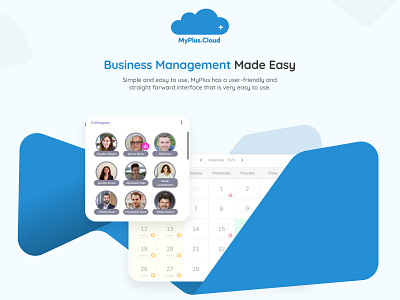 MyPlus - Business Manager Platform bussiness manegement crm design hrm management ui ux