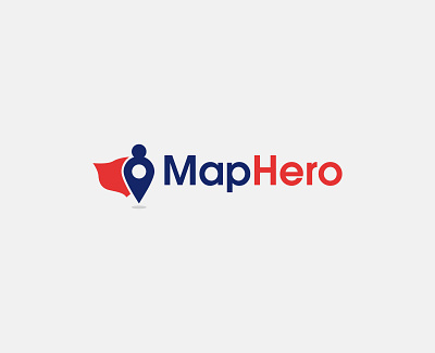 Map Hero Logo Design app brand brand identity brand identity design graphic design logo logo design map