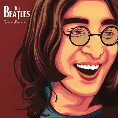 The Legend : John Lennon animation design graphic design illustration vector