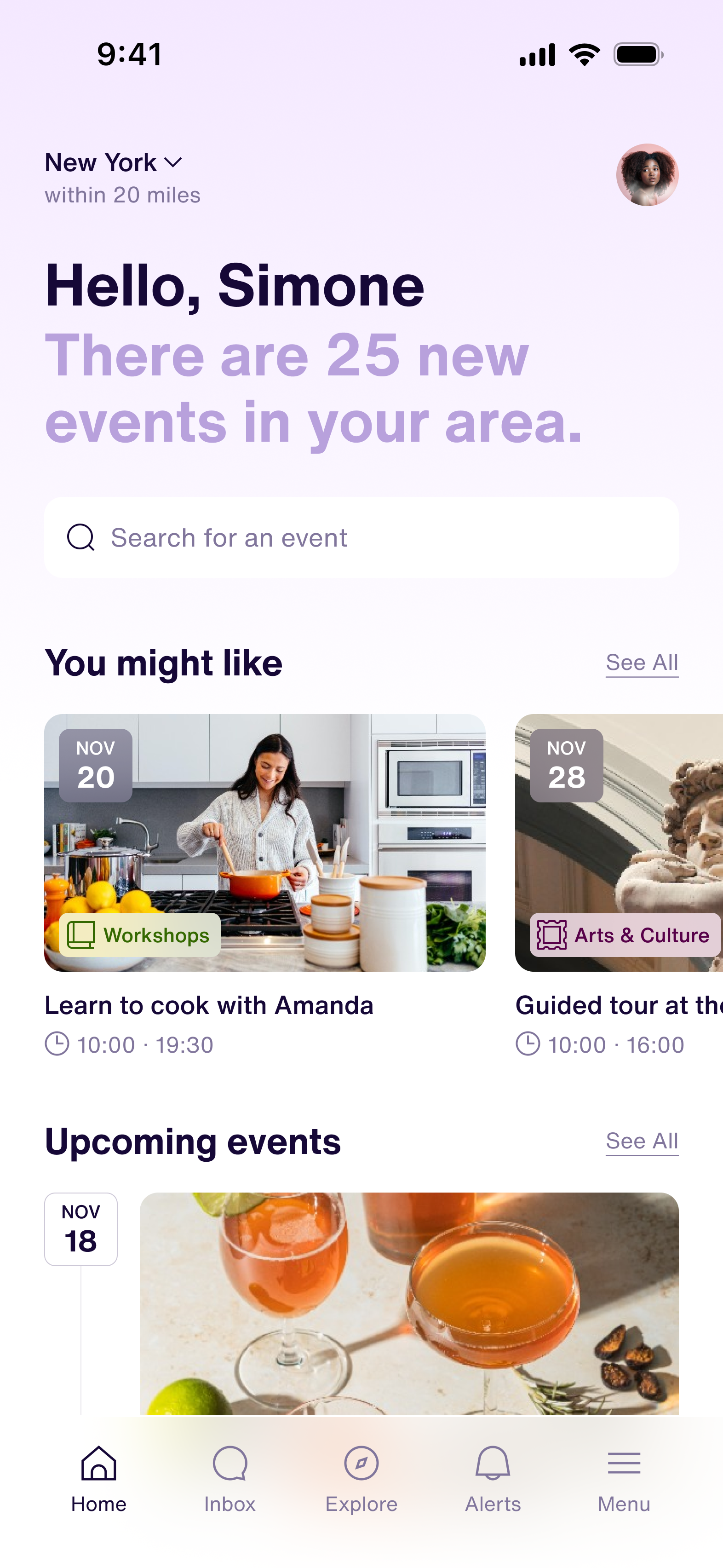Example of Mobile App (5 Screens)
