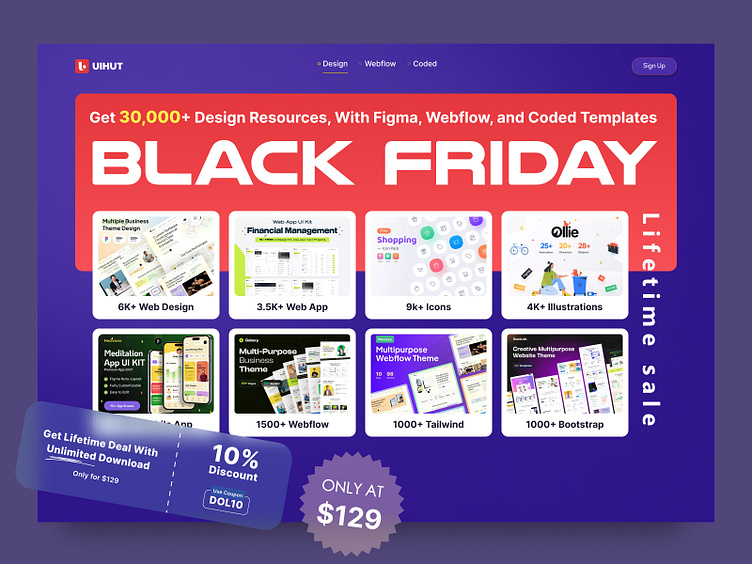 Black Friday Lifetime Deals by Keen Milan on Dribbble