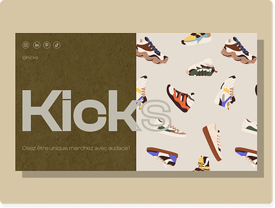 Kicks - Business Cards brand identity branding brandmark business card business cards canva card cards design graphic design identity illustration logo mark modern typography visual identity