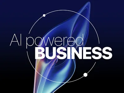 Pitch deck cover ai b2b branding business graphic design pitch deck presentation saas tech website