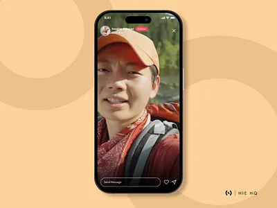 VidShare - Share live videos on the go 📸 app branding design graphic design illustration logo ui ux vector visual