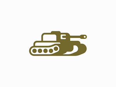 Minimalist Tank Logo by Lucian Radu on Dribbble