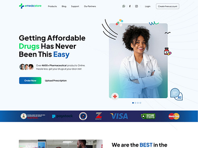 E-commerce for Medical company adobexd company design entreprenuer freelancedesigner google illustration invision jobs microsoft remotejobs ui uiux ux uxdesign