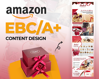 Amazon EBC | Gift Basket amazon branding design ebc ebcdesign graphic design graphicdesign illustration photoshop
