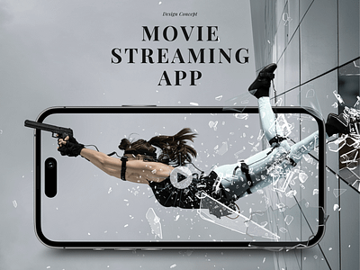 Movie Streaming App Design android app branding design designconcept designgoals dribbble figma inspo ios mobile movie streaming ui ui8 uikits ux