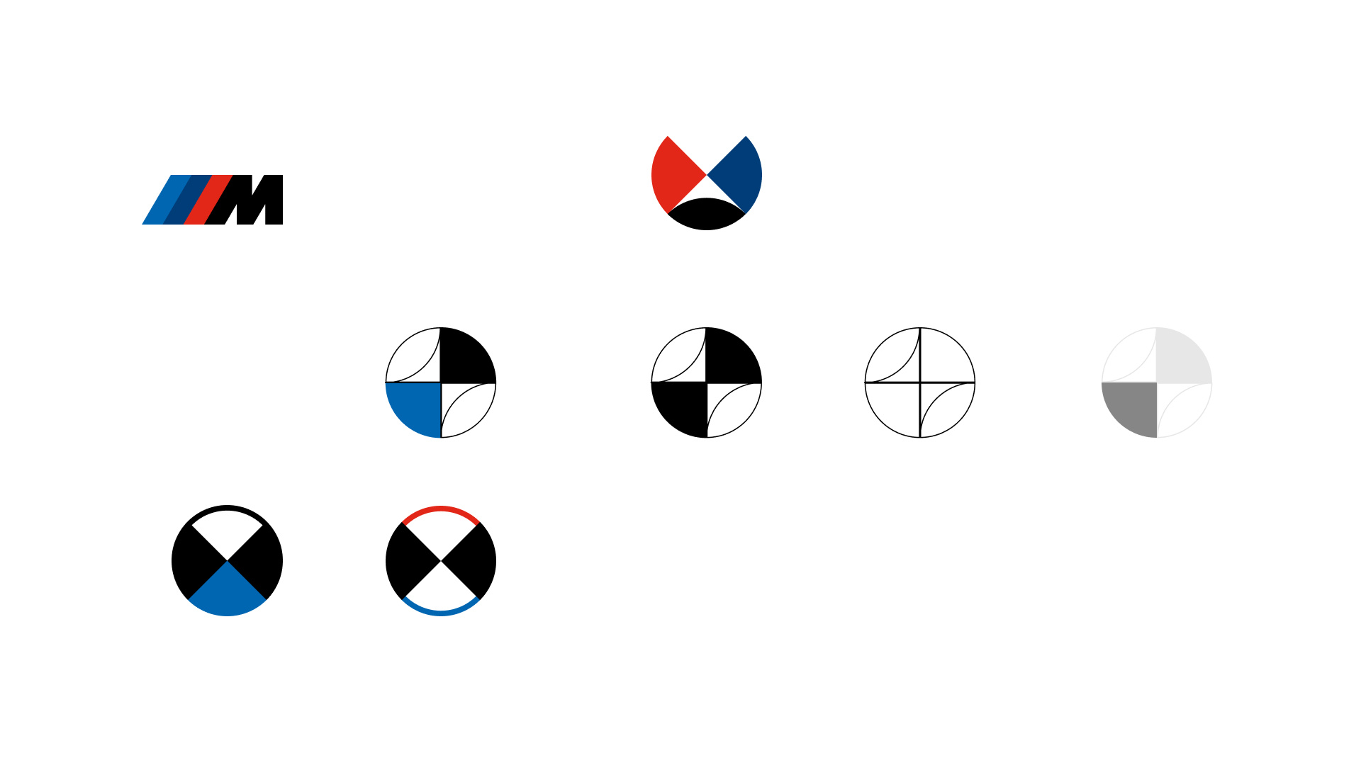 BMW redesign 2d branding design graphic design illustration logo logo design logomark vector