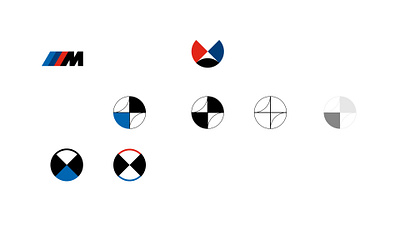 BMW redesign 2d branding design graphic design illustration logo logo design logomark vector