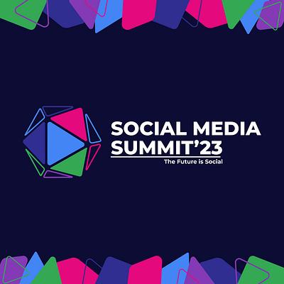 Social Media Summit 2K23 2023 banner best poster branding creative creative banner designer graphic design logo media poster social media summit