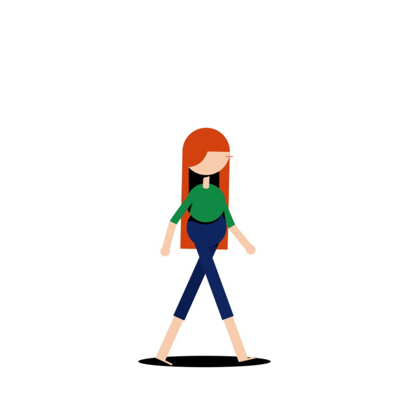Nothing. Just Ordinary Walk. 🚶🏻‍♀️ 2d 2d animation animation walk
