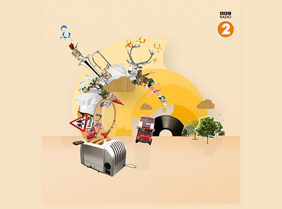 BBC Radio 2 - 2009 bbc bbc radio 2 branding design illustration ui vintage design web web design website