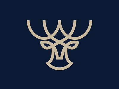 minimal deer branding deer logo logotype minimal