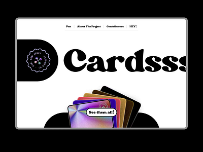Cardssss animation design principle ui web