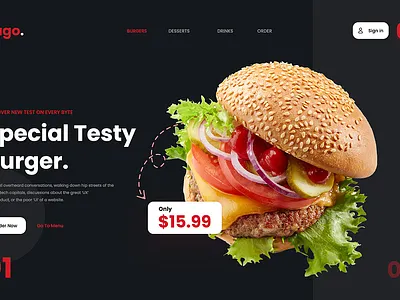 Bugo Burger 3d animation branding graphic design logo motion graphics ui ux