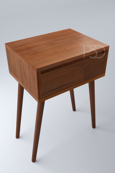 Nightstand 3D Model 3d 3d model 3d product modeling 3d product visualization nightstand