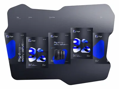 Giga / IT / Identity brand branding design identity it logo