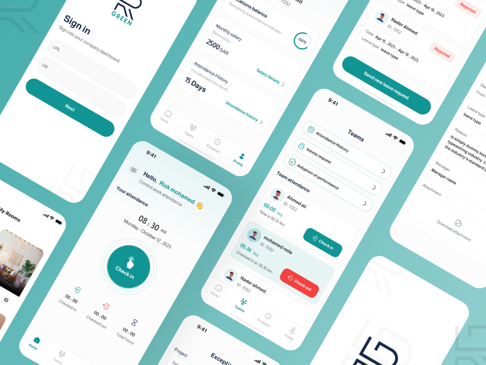 HR Attendance App by Abdelrhman Taha on Dribbble