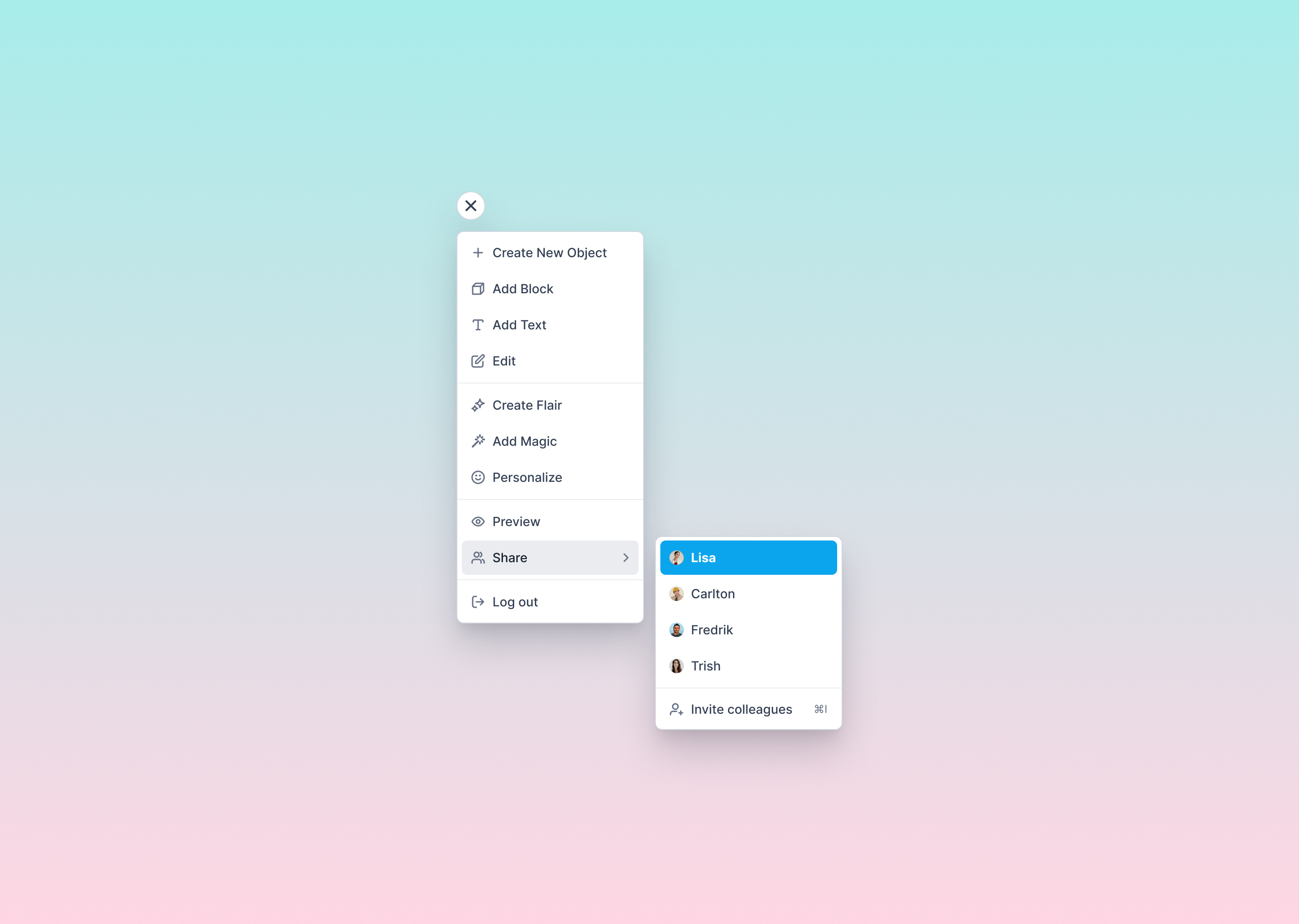 DAY 027 / DROPDOWN daily ui dailyui dropdown menu navigation share ui user interface ux