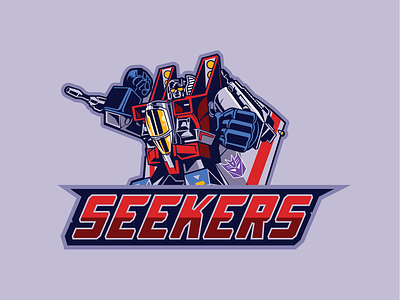 Transformers Jersey - Starscream branding design g1 transformers ice hockey illustration logo logos sports sports branding starscream transformers vector