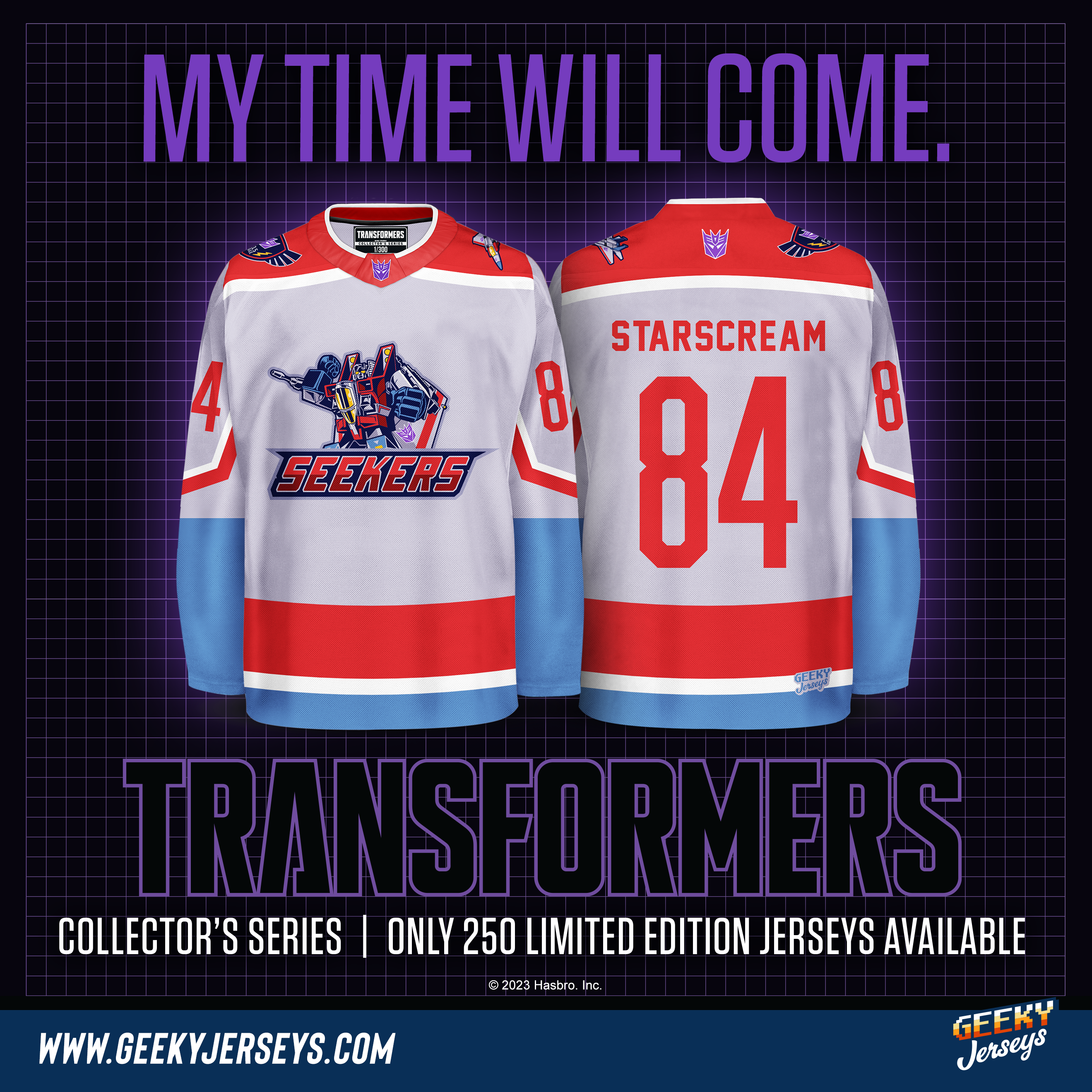 Transformers best sale hockey jersey