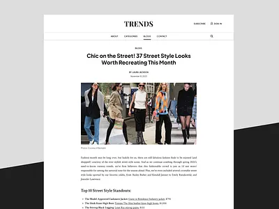 DailyUI 035 - Blog Post 100daysofui blog blog post dailyui dailyui challenge design figma ui web design website