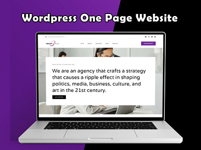 Wordpress Consulting Website consulting consulting website elementor elementor pro landing page one page responsive design responsive wordpress website web development website website design wordpress wordpress landing page wordpress website