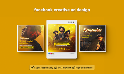 Facebook Creative Ad Design webbanner