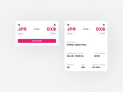 Daily UI Challenge | Boarding Pass daily ui daily ui 24 daily ui challenge daily ui design 24 figma auto layout onboarding daily ui 24 onboarding pass ui design