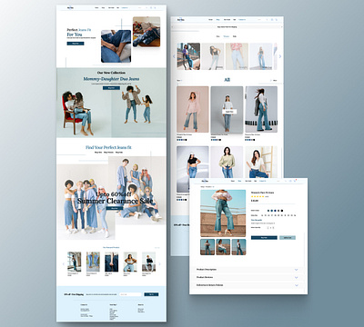 Fashion E-Com Website Design branding e commerce website graphic design logo product design product display ui ui ui design uiux web design website design