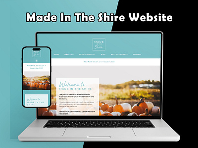 Made In The Shire Website branding design elementor landing page responsive ui web design website website design website development woocommerce wordpress wordpress design wordpress development wordpress website