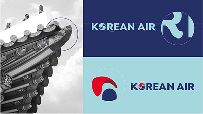 Korean Air Rebranding Concept branding graphic design logo