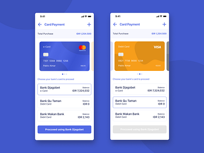 Card Payment bank card daily ui mobile payment ui design