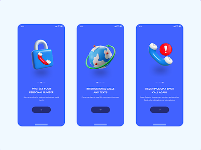 Second Phone onboarding animation design figma flow iso motion graphics onboarding principle ui walkthroughs