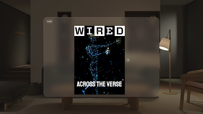 WIRED October 2032 concept design fiction graphic design magazine virtual reality vr wired