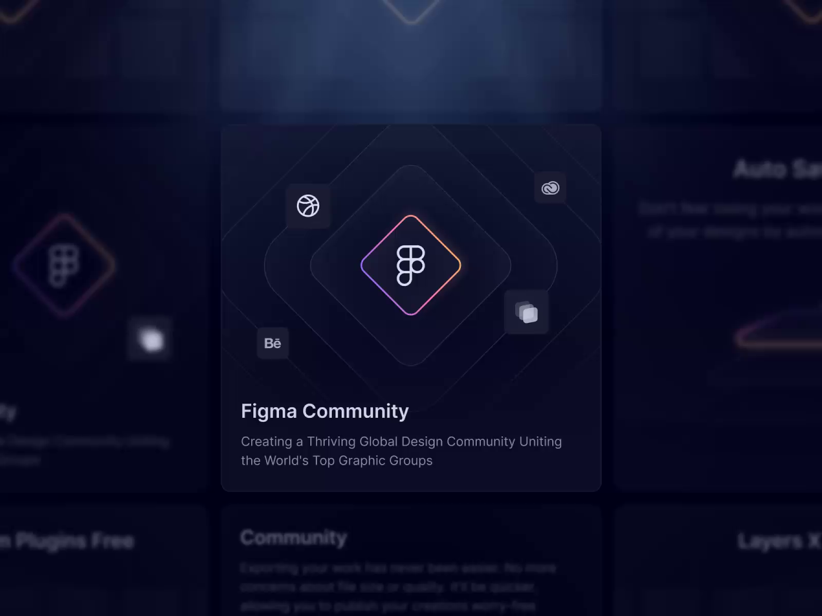 Example of Figma Community Bento - Animations ✨