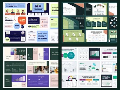 Recent Pitch Decks! b2b brand brand designer branding data deck funding google slides investor deck keynote modern power point ppt saas series a slides