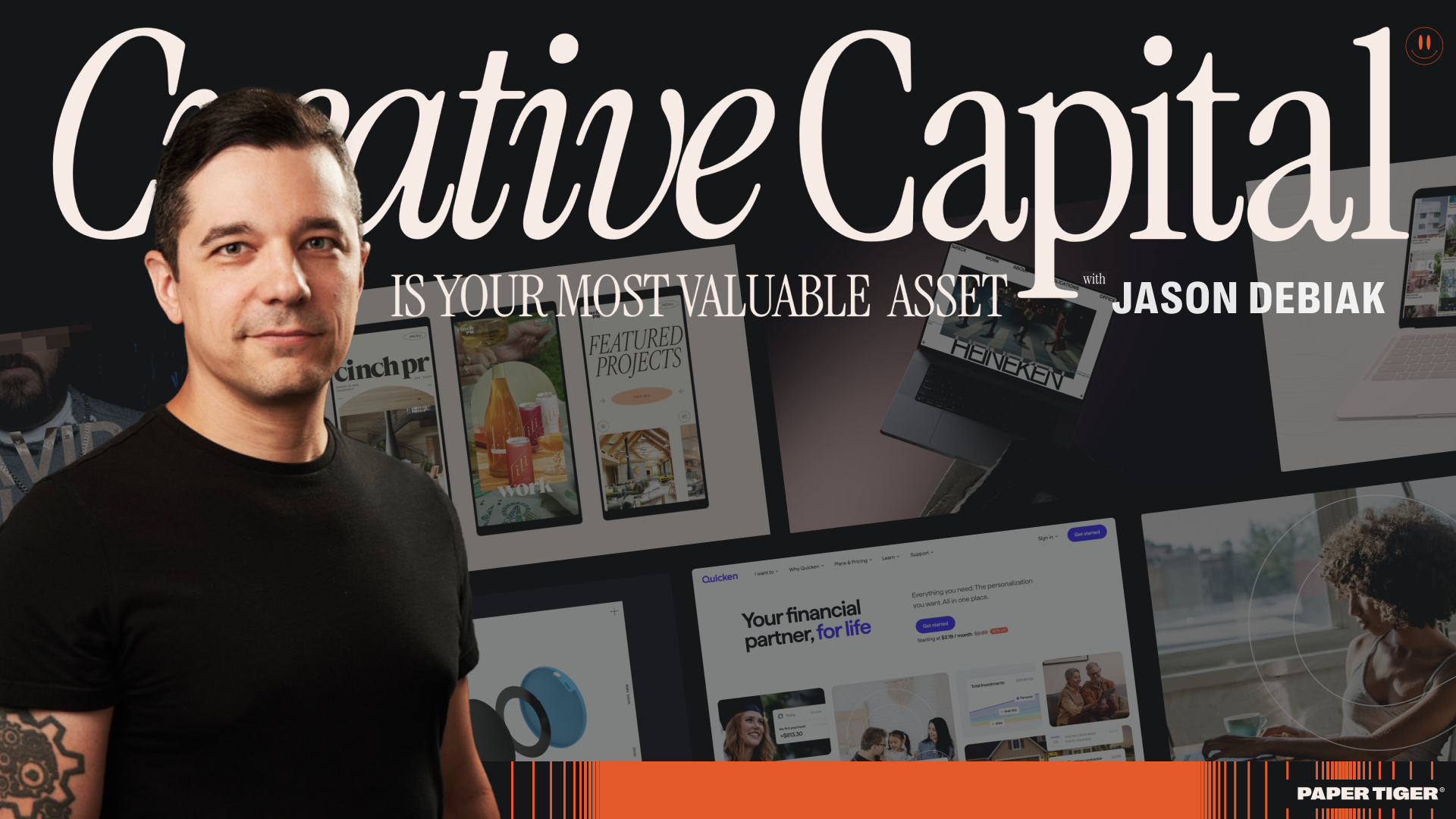 The Quest for Happiness with Jason Debiak branding creative podcast design design podcast graphic design illustration low key legends 13 low key legends with paper tiger podcast product design rogue studio typography ui ux web web design website