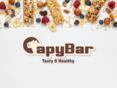 Bars logo | Логотип для батончиков bar branding capybara cereal bar chocolate design food graphic design logo protein bar vector батончик графический дизайн злаковый капибара лого логотип протеиновый батончик