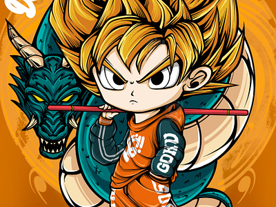 Dragon Ball Illustration, Dragon Ball Cartoon, Dragon Ball Anime