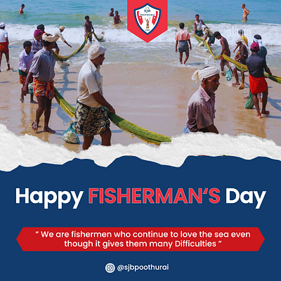 Fisherman's Day Poster fisherman graphic design poster posterdesign
