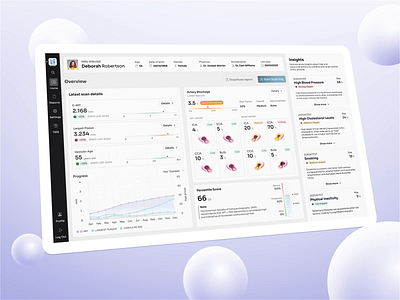 Interface Design for Medical Device animation artery scanning interface blood pressure ui dashboard design digital interface health graphic designer health interface design health ui healthcare uiux interface design medical dashboard medical device interface medical device ui patient data ui patient monitor product design scanner ui design ux medical vasolab user interface