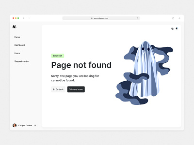 404 Page - NDspace 404 404 page dailyui design error flat minimal page not found ui ux web web design
