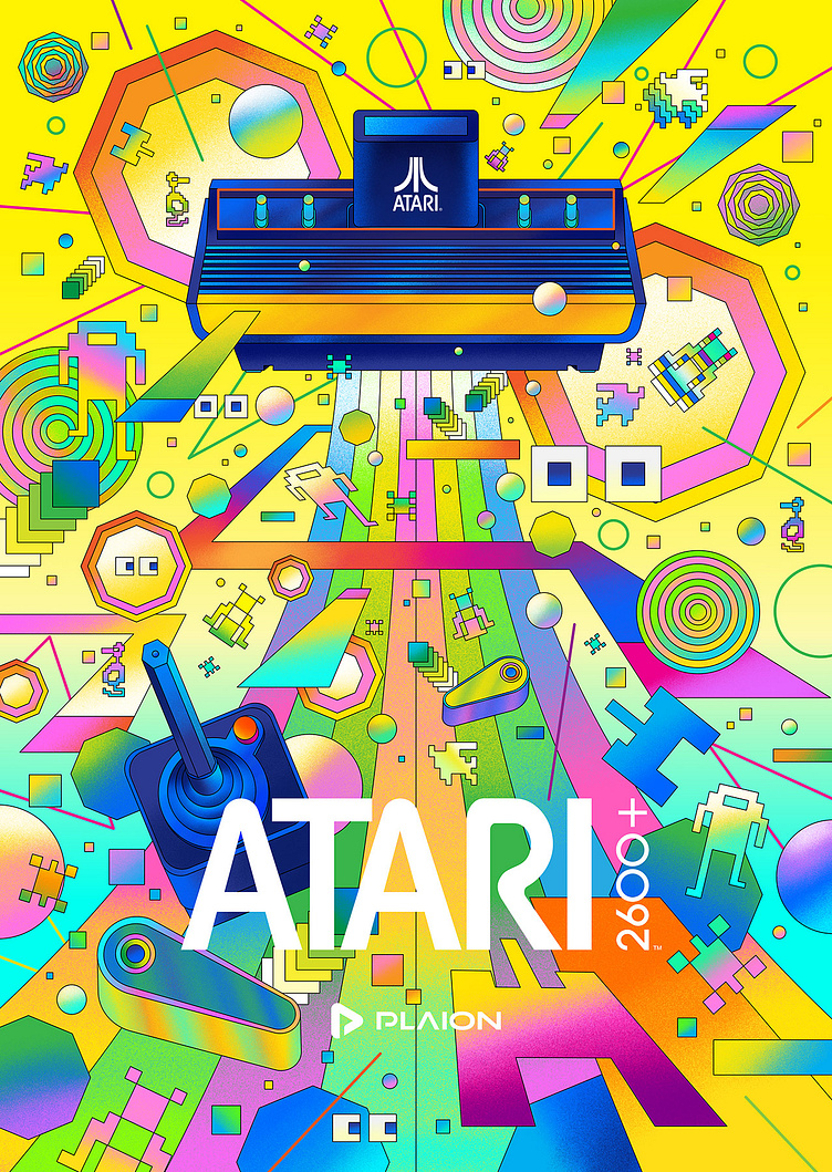 Atari 2600 plus poster by Scott Balmer on Dribbble
